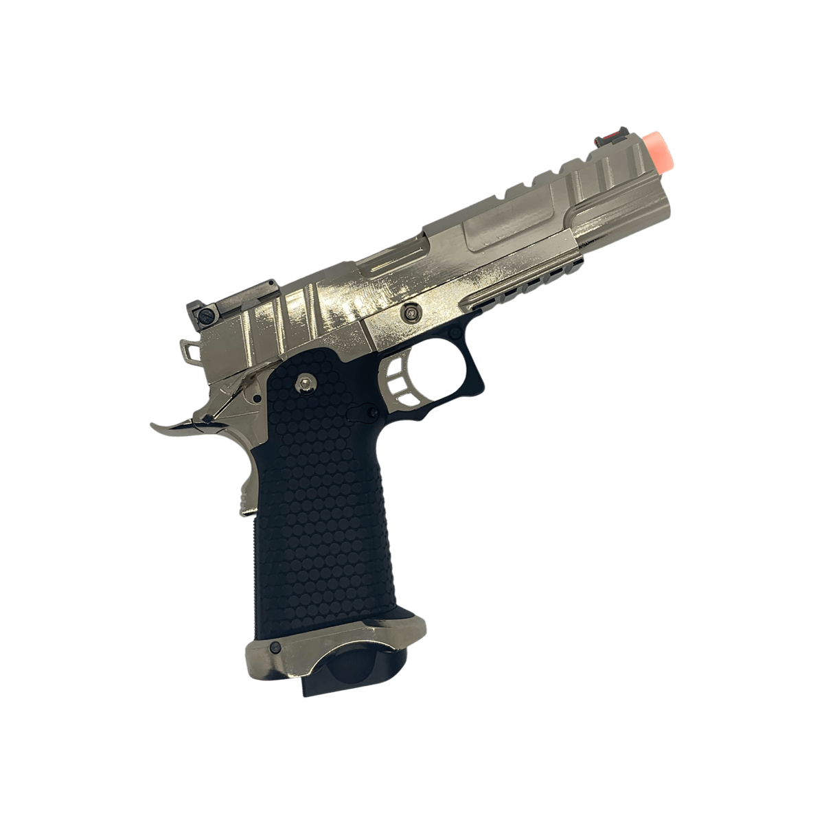 Golden Eagle 3343SV Hi-Capa 5.1 full metal GBB gel blaster with silver CNC slide - Tactical Edge Hobbies