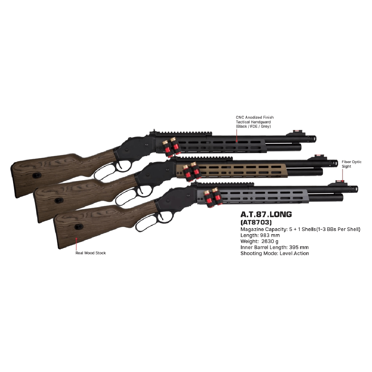 Western-themed Golden Eagle AT8703 lever action gel blaster for enthusiasts - Tactical Edge Hobbies