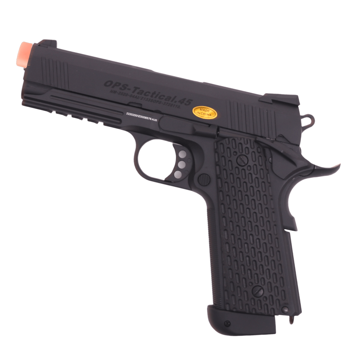 OPS Tactical Metal 1911 GBB Gel Blaster Golden Eagle G3309 - Tactical Edge Hobbies