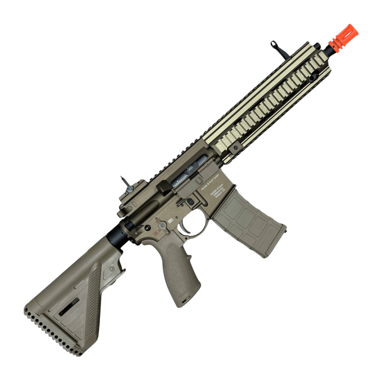 Golden Eagle HK416A5 Gas Blowback (GBBR) Gel Blaster Rifle - Tan