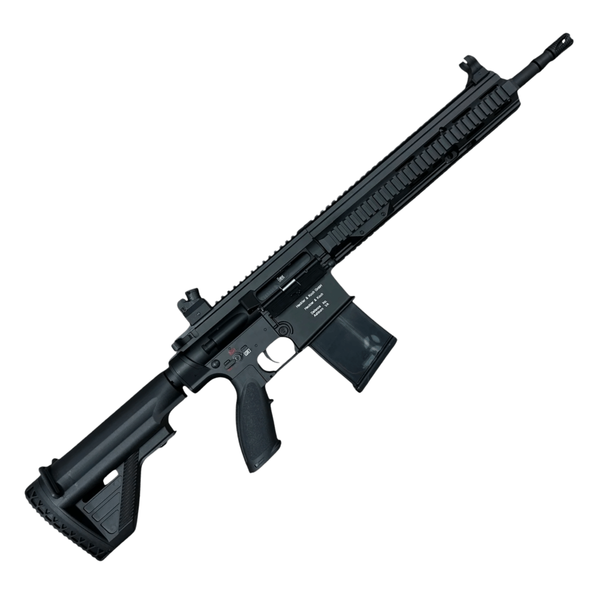 Golden Eagle HK417D Gel Blaster AEG Rifle w/12” Handguard - Black