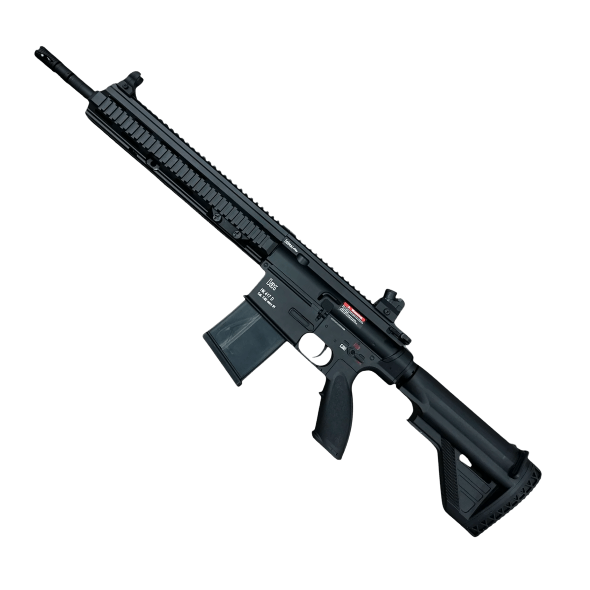 Golden Eagle HK417D Gel Blaster AEG Rifle w/12” Handguard - Black