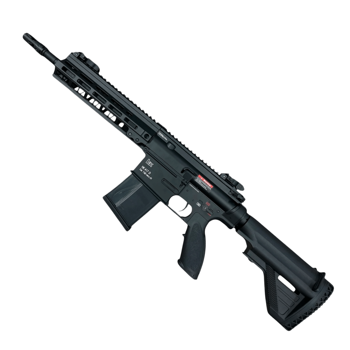 Golden Eagle HK417D Gel Blaster AEG Rifle w/9” Handguard - Black