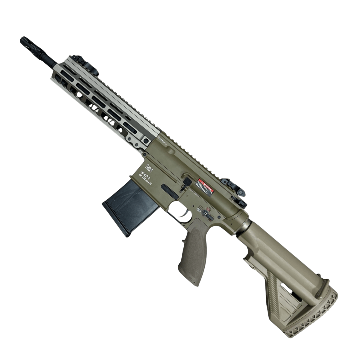 Golden Eagle HK417D Gel Blaster AEG Rifle w/9” Handguard - Tan