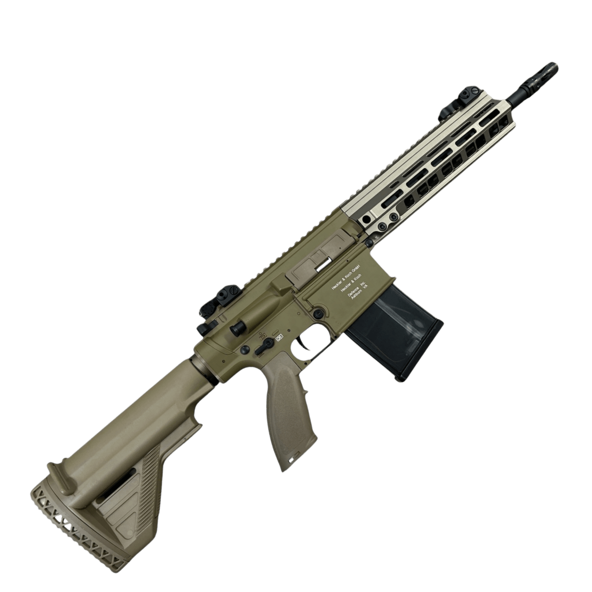 Golden Eagle HK417D Gel Blaster AEG Rifle w/9” Handguard - Tan