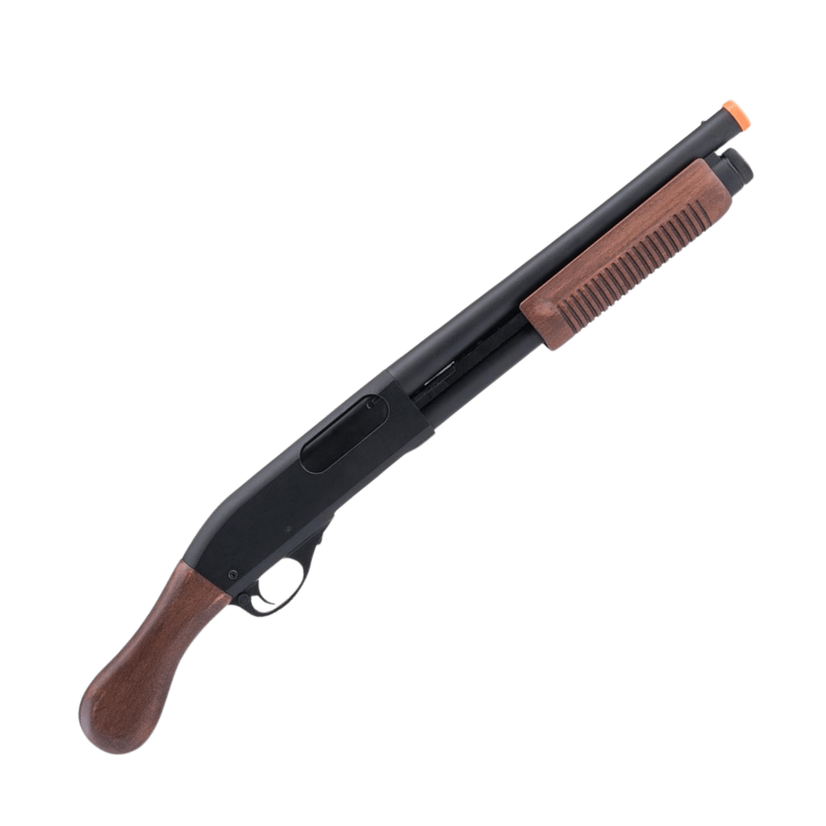Golden Eagle M870 Real Wood Sawn-Off Gas Powered Shotgun Gel Blaster - Tactical Edge Hobbies