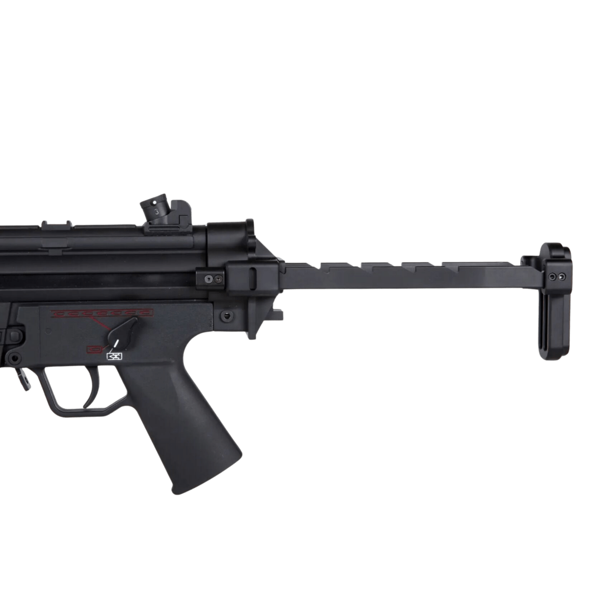 Golden Eagle MP5 M-LOK SMG Gel Blaster with CNC Retractable Stock