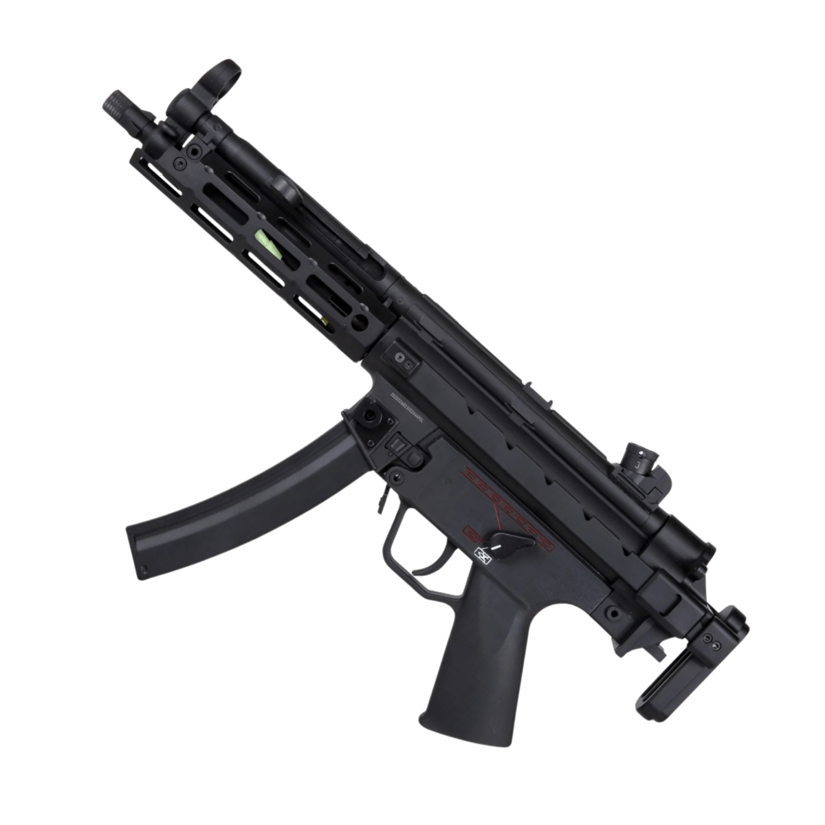 Golden Eagle MP5 M-LOK SMG Gel Blaster with CNC Retractable Stock