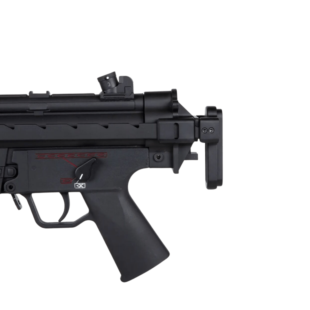 Golden Eagle MP5 M-LOK SMG Gel Blaster with CNC Retractable Stock