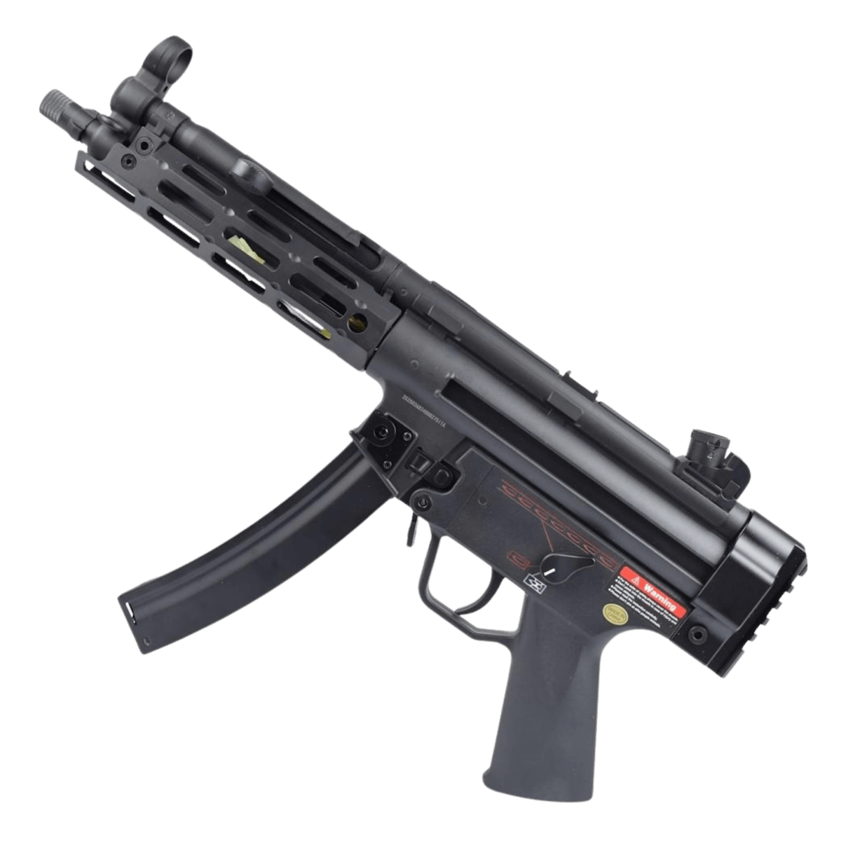 Golden Eagle MP5 M-LOK SMG Gel Blaster with Picatinny Rail Stock Adapter