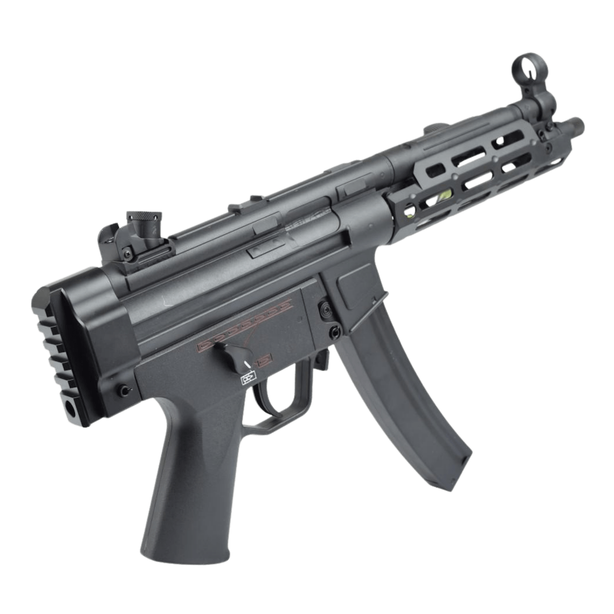 Golden Eagle MP5 M-LOK SMG Gel Blaster with Picatinny Rail Stock Adapter
