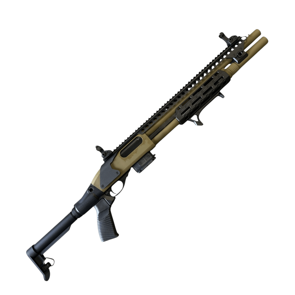 Golden Eagle M870 GEL8875 railed tactical gas gel blaster - Tactical Edge Hobbies