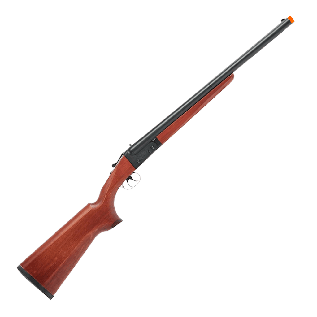 HWASAN 0521 Real Wood Double Barrel Gas Gel Blaster - Tactical Edge Hobbies