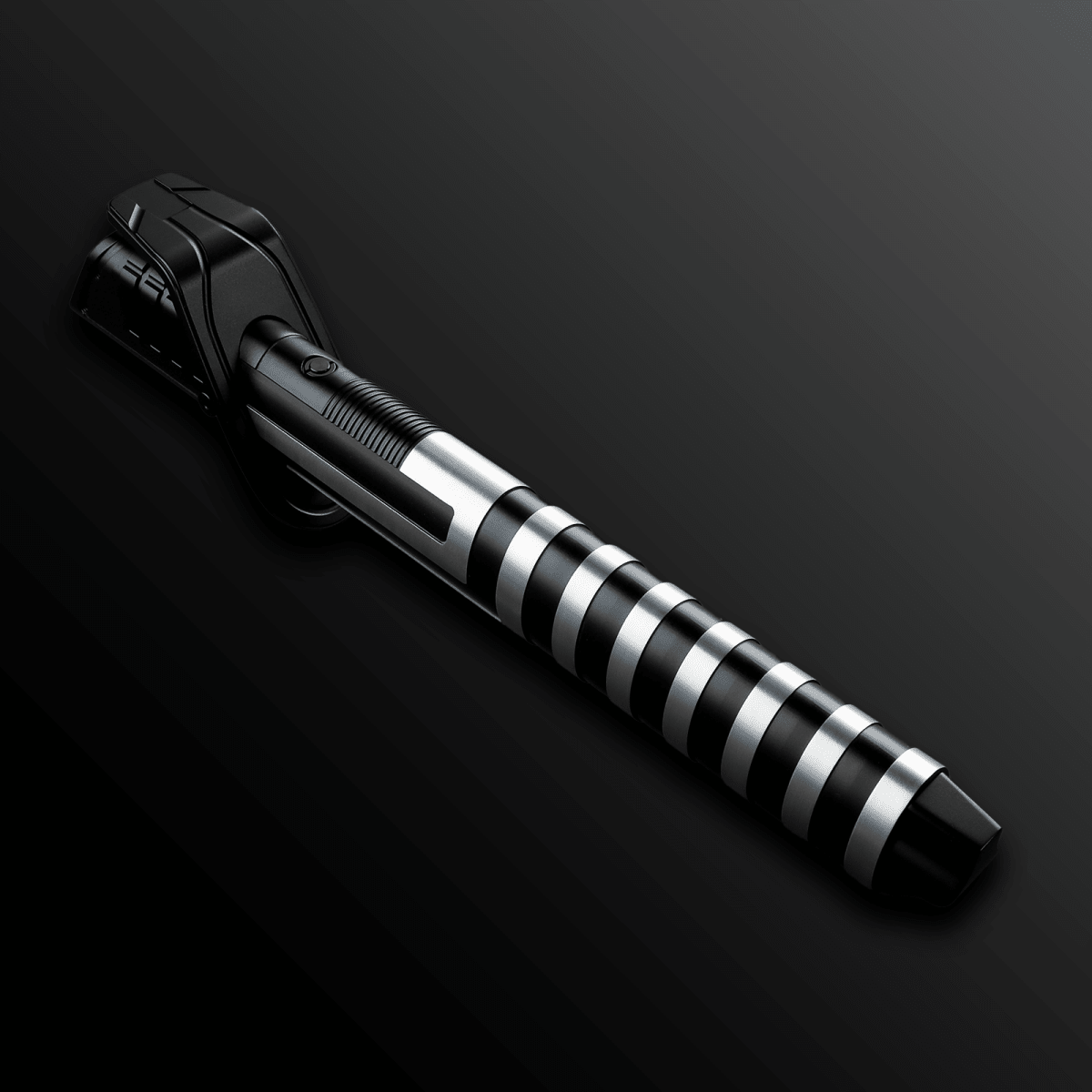 Darksaber Silver/Black Sith Custom Lightsaber - Battle Sabers