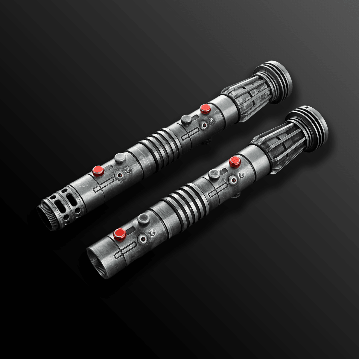 Inspired Darth Maul Dual Wield Lightsaber Weathered - Battle Sabers