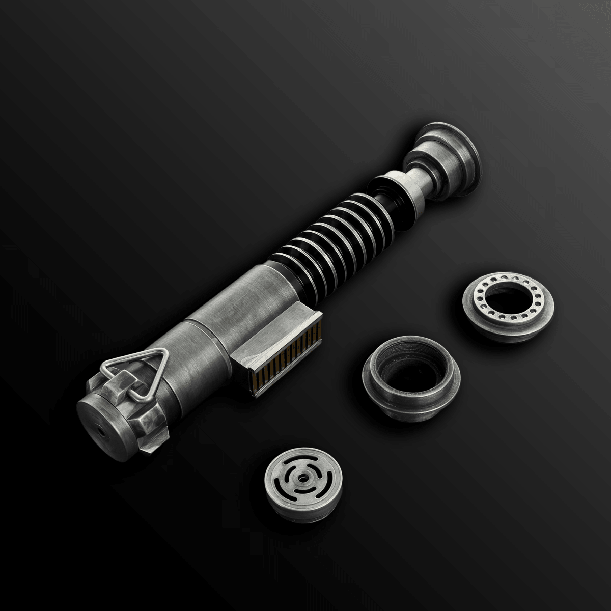 Custom Luke Skywalker V3 lightsaber with sleek metallic hilt – Battle Sabers