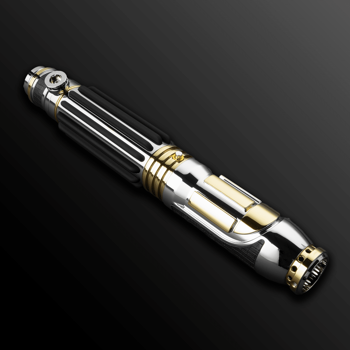 Custom Mace Windu lightsaber with sleek metallic hilt – Battle Sabers