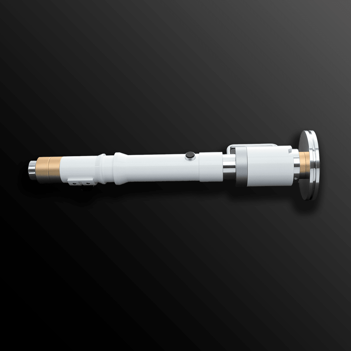 Professor Huyang V2 lightsaber with glowing blue blade – Battle Sabers