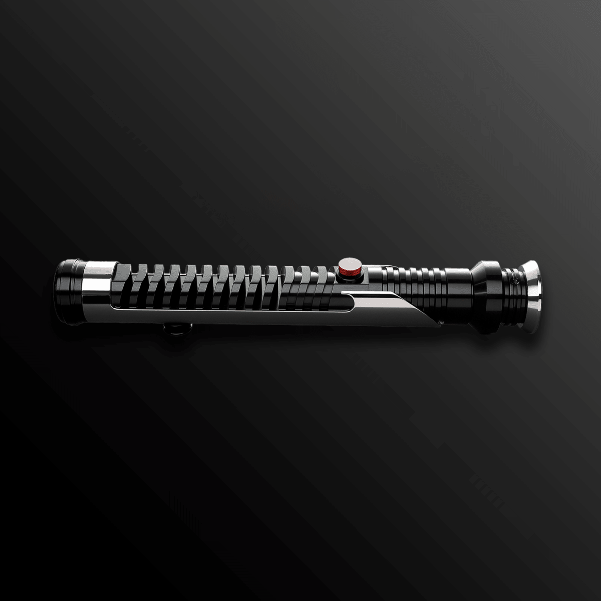 Custom Qui-Gon Jinn lightsaber with sleek metallic hilt – Battle Sabers