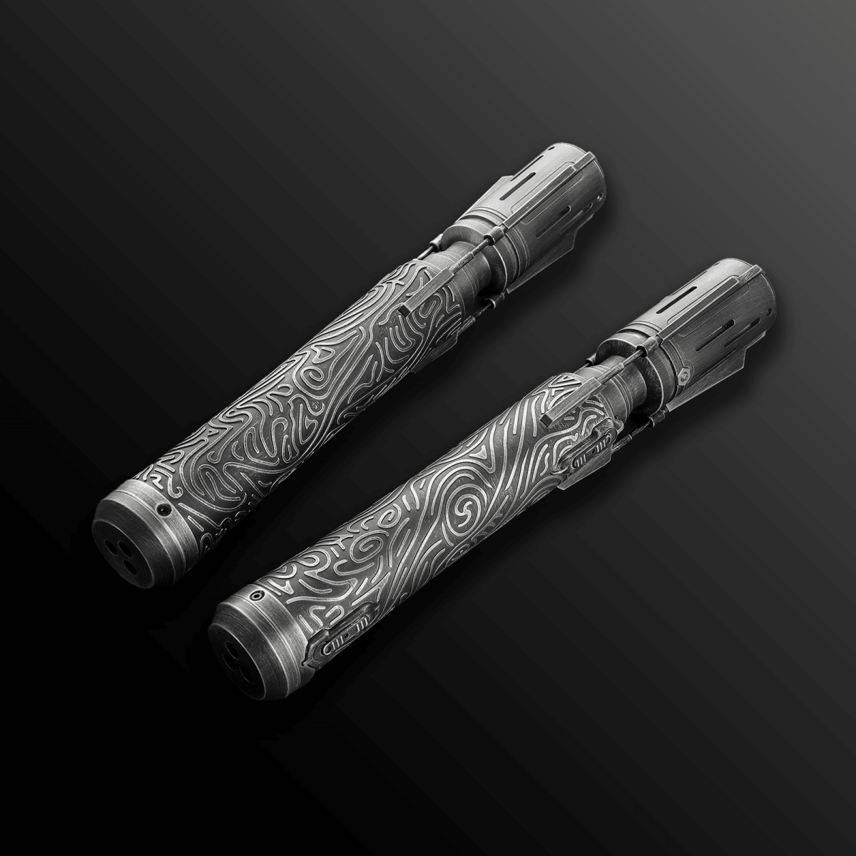 Satele Shan Dual Bladed Lightsaber - Battle Sabers