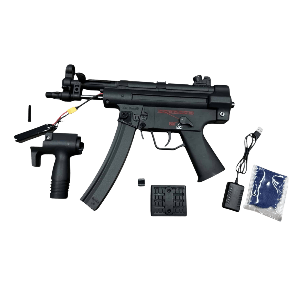 JinMing MP5K tactical AEG gel blaster - Tactical Edge Hobbies