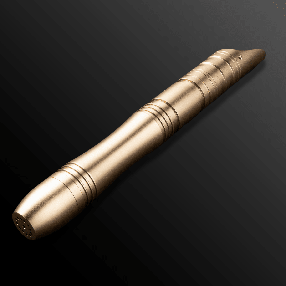 Jovian Light Saber glowing in a dimly lit setting - Tactical Edge Hobbies