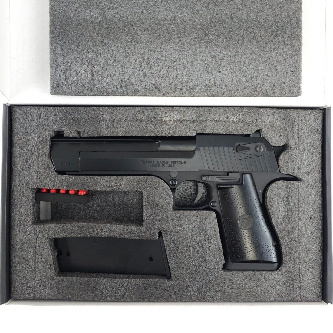 Spring-powered black KELe Desert Eagle gel blaster - Tactical Edge Hobbies