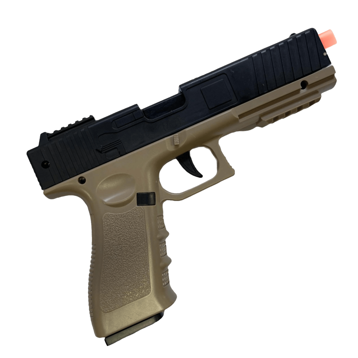 Kids Mag Fed Dart Pistol - Tan/Black - Tactical Edge Hobbies