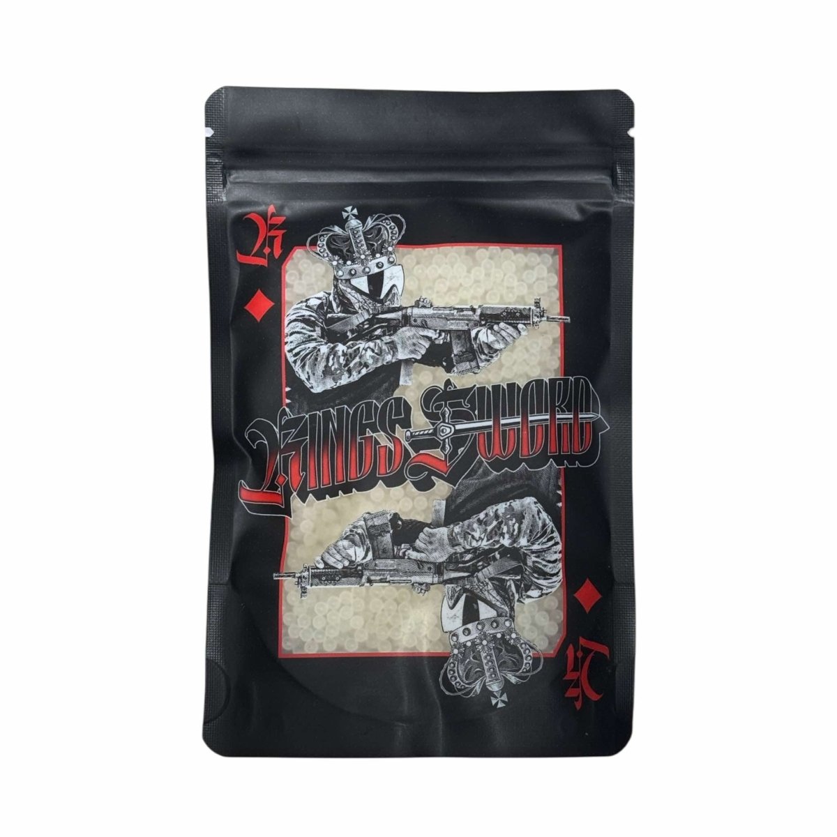 Kings Sword Ultra Hard Frosted Gel Balls for intense gel blaster action - Tactical Edge Hobbies