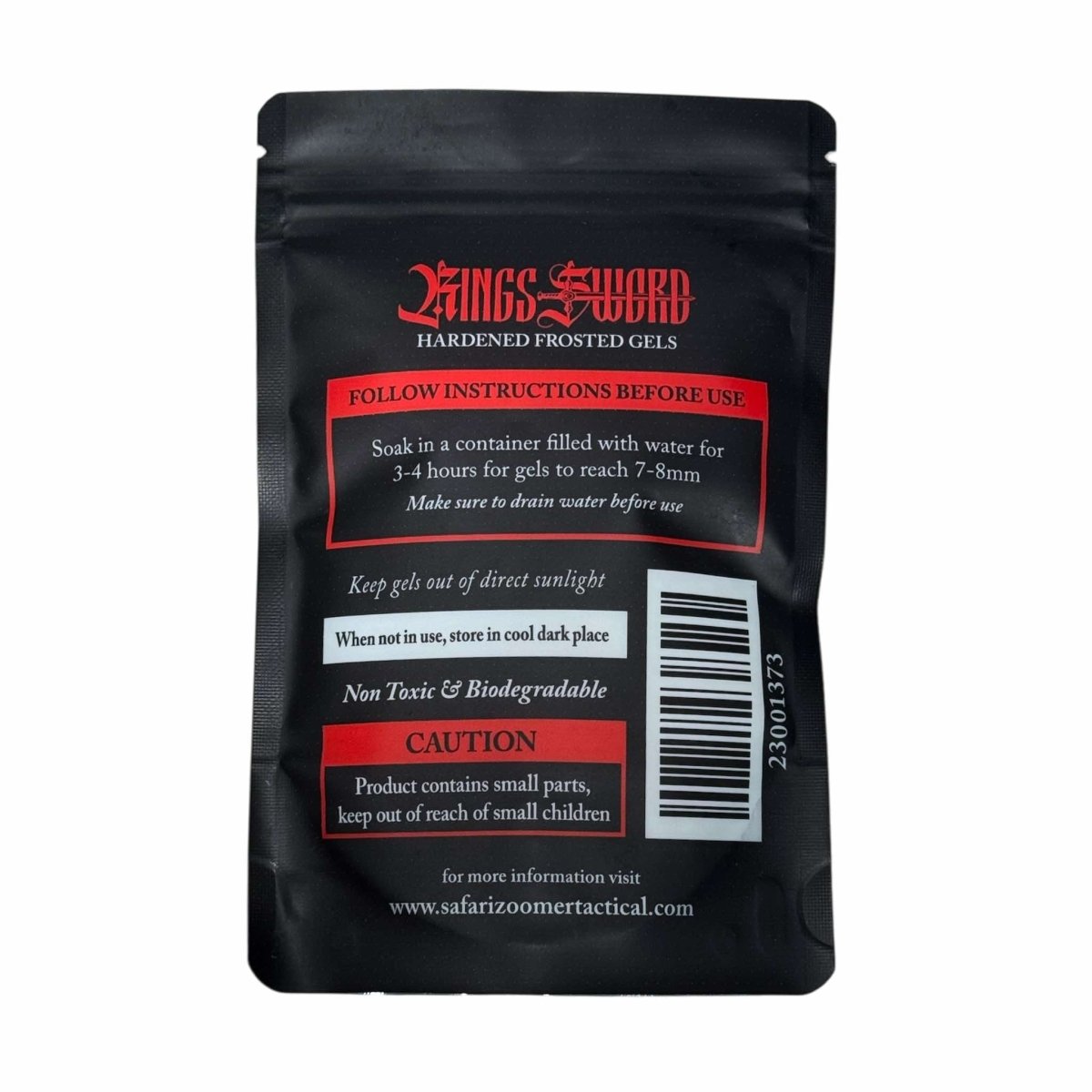 High-quality Kings Sword Ultra Hard Frosted Gel Balls designed for precision shots - Tactical Edge Hobbies