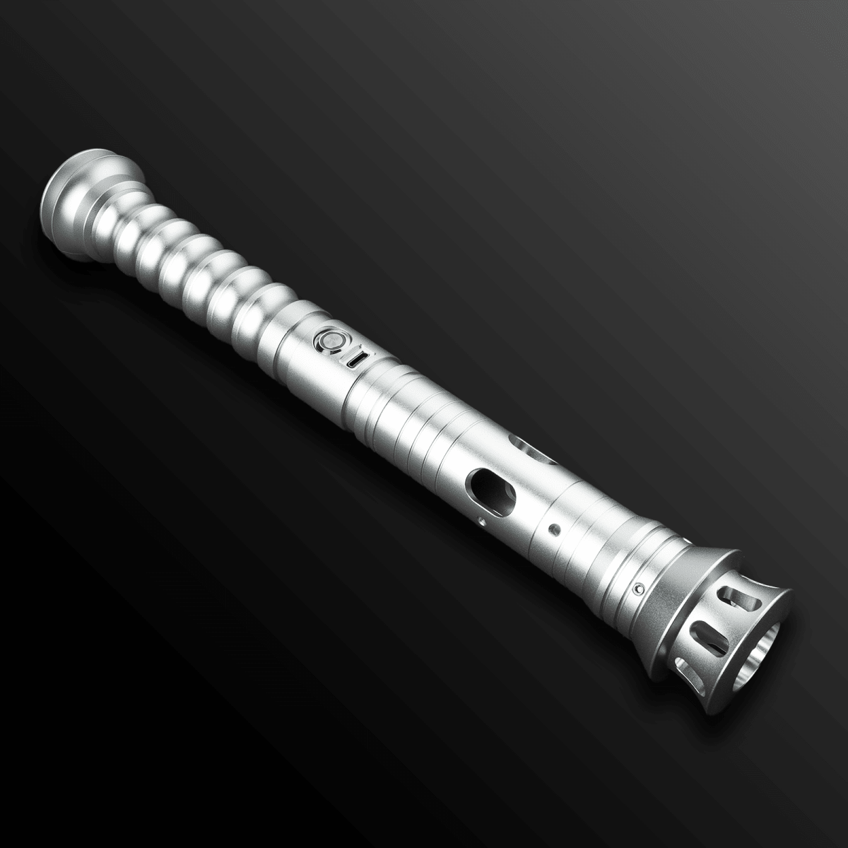 Close-up of Lotus Light Saber’s illuminated energy core - Battle Sabers