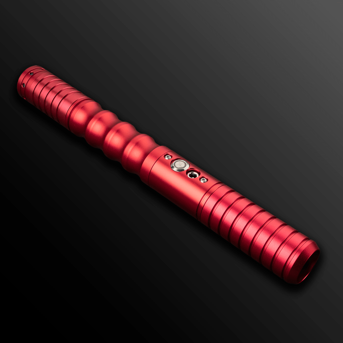 Mason Light Saber glowing fiercely in motion - Battle Sabers