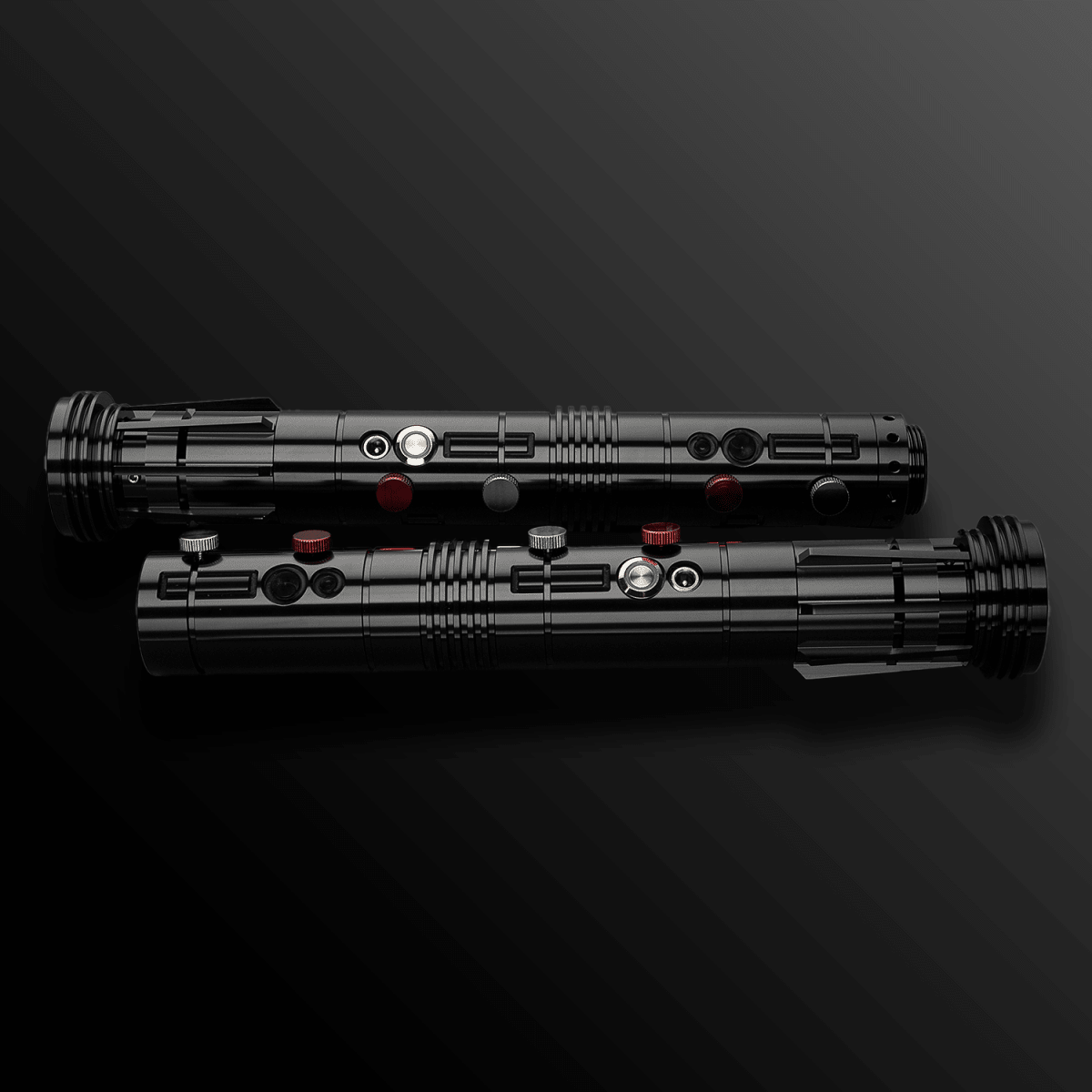 Dual-sided Maul Themed Light Saber emitting red energy - Battle Sabers 
