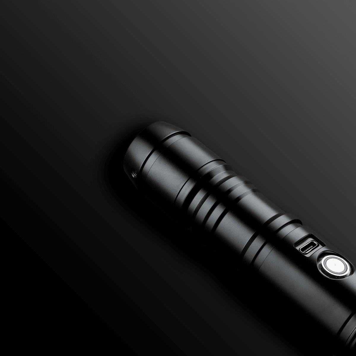 Close-up of Monolith Light Saber’s glowing energy blade - Tactical Edge Hobbies