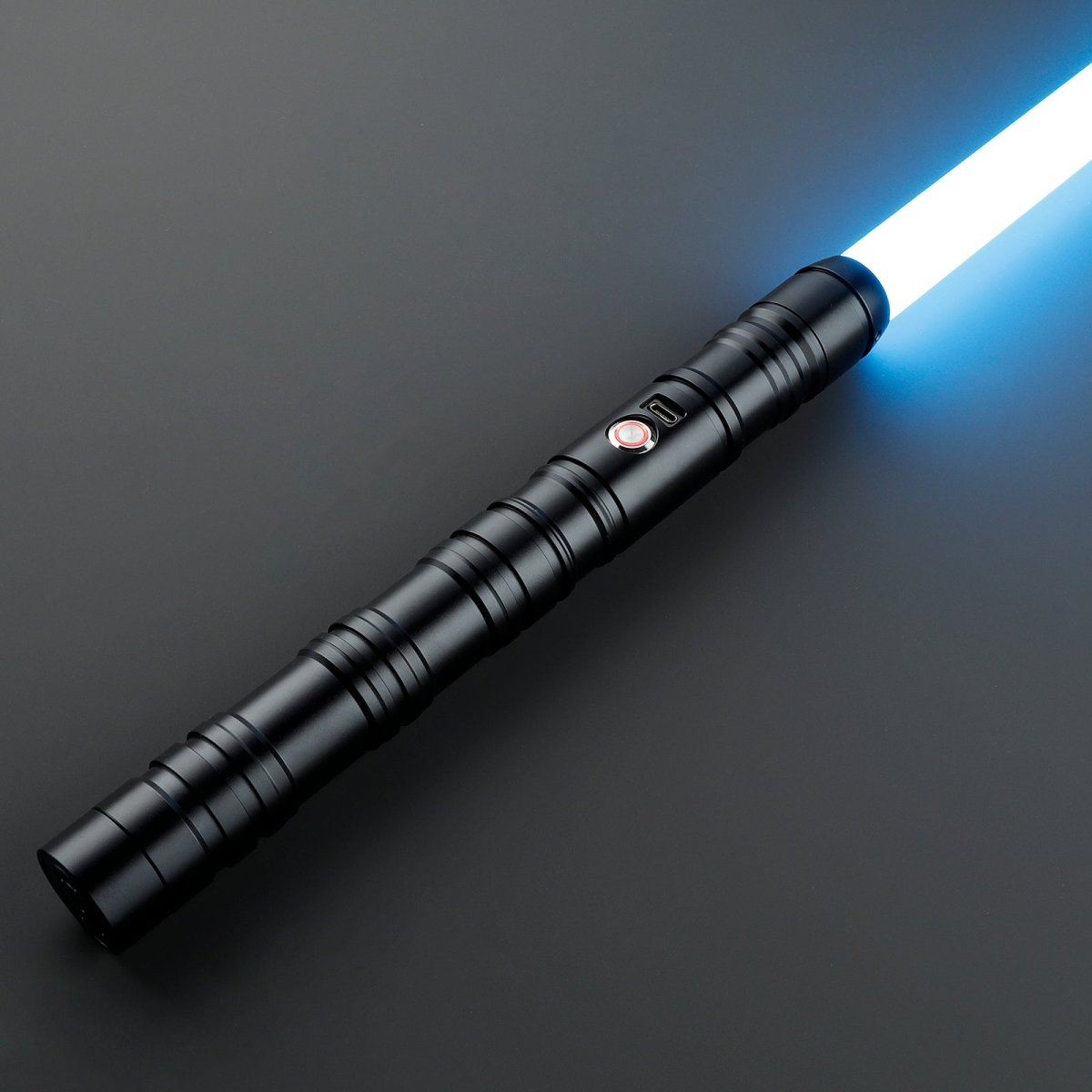 Monolith Light Saber glowing fiercely in motion - Tactical Edge Hobbies