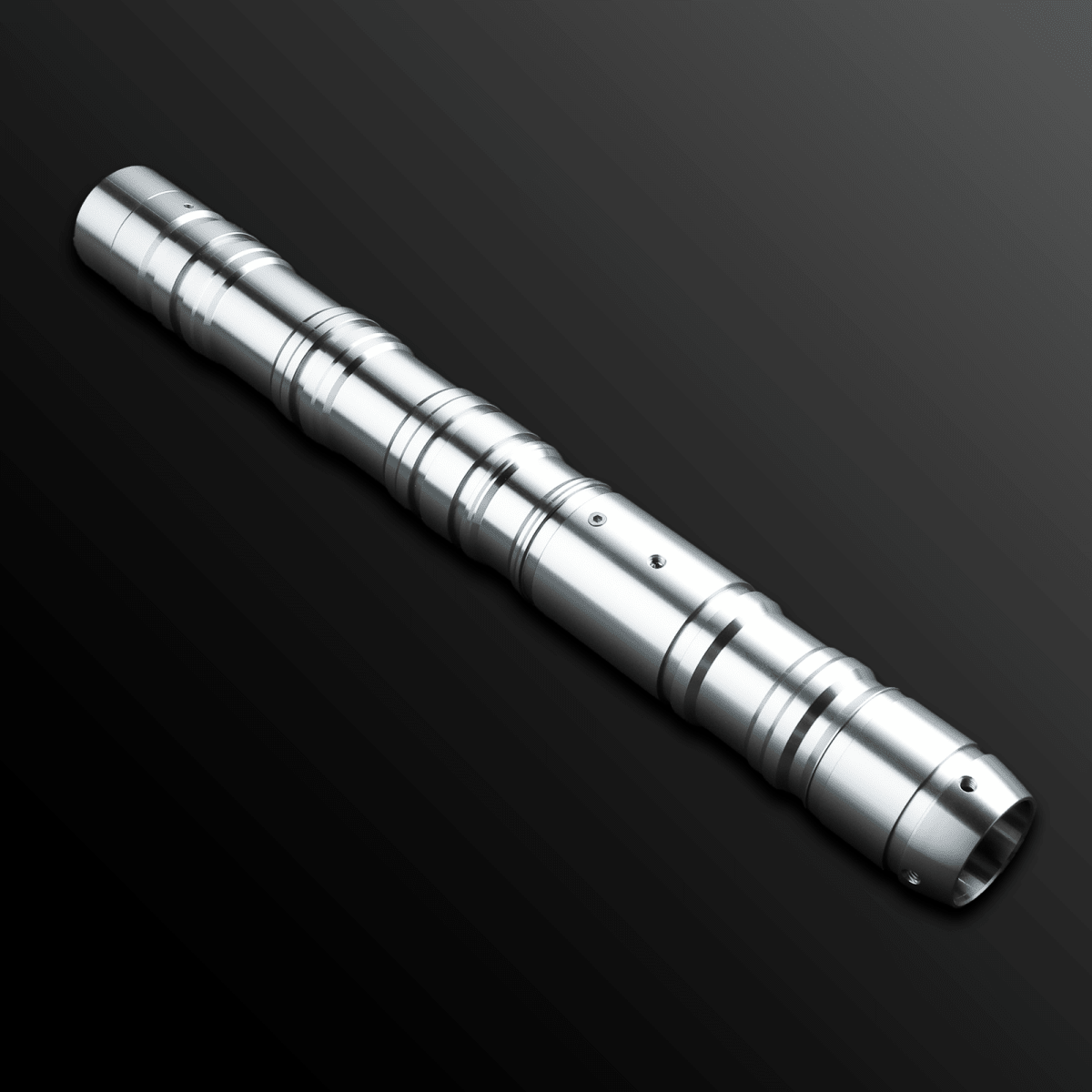 Monolith Silver Light Saber with a modern, metallic hilt - Tactical Edge Hobbies