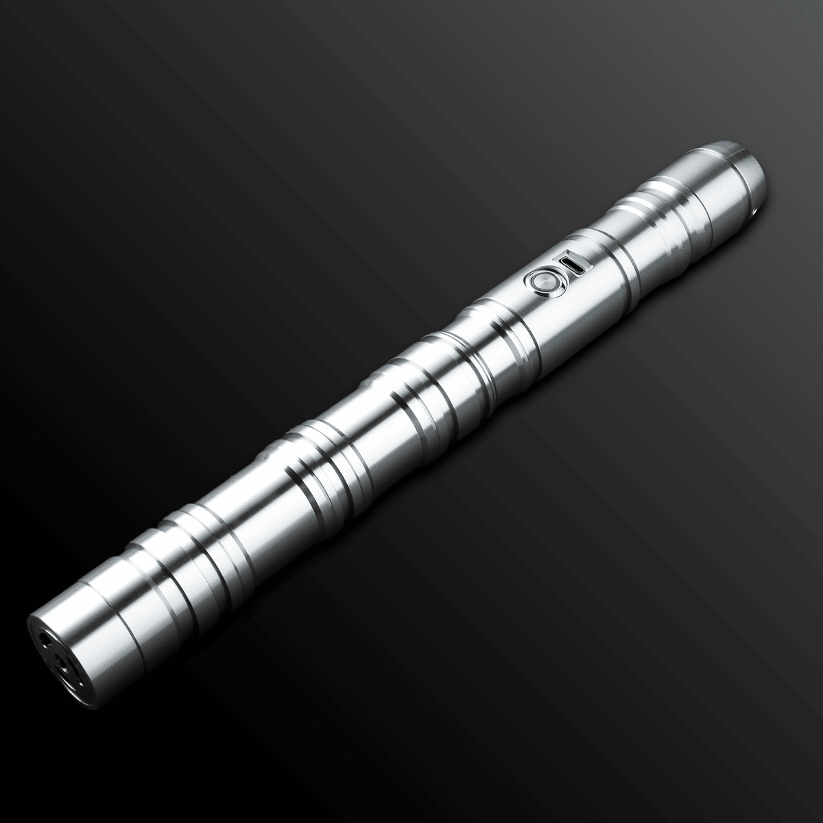 Monolith Silver Light Saber with a glowing blade - Tactical Edge Hobbies