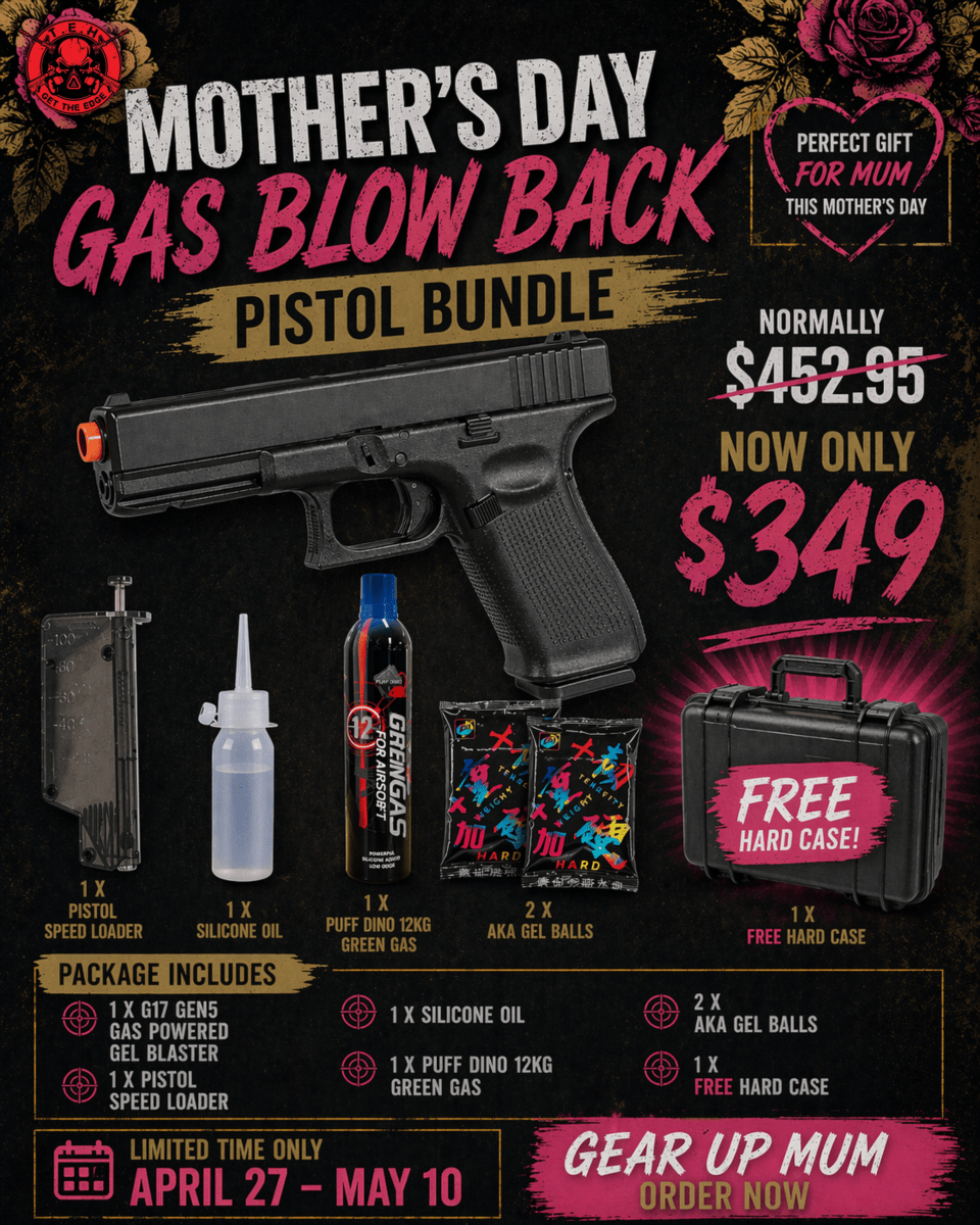 Mothers Day Gas Blow Back Blaster Bundle