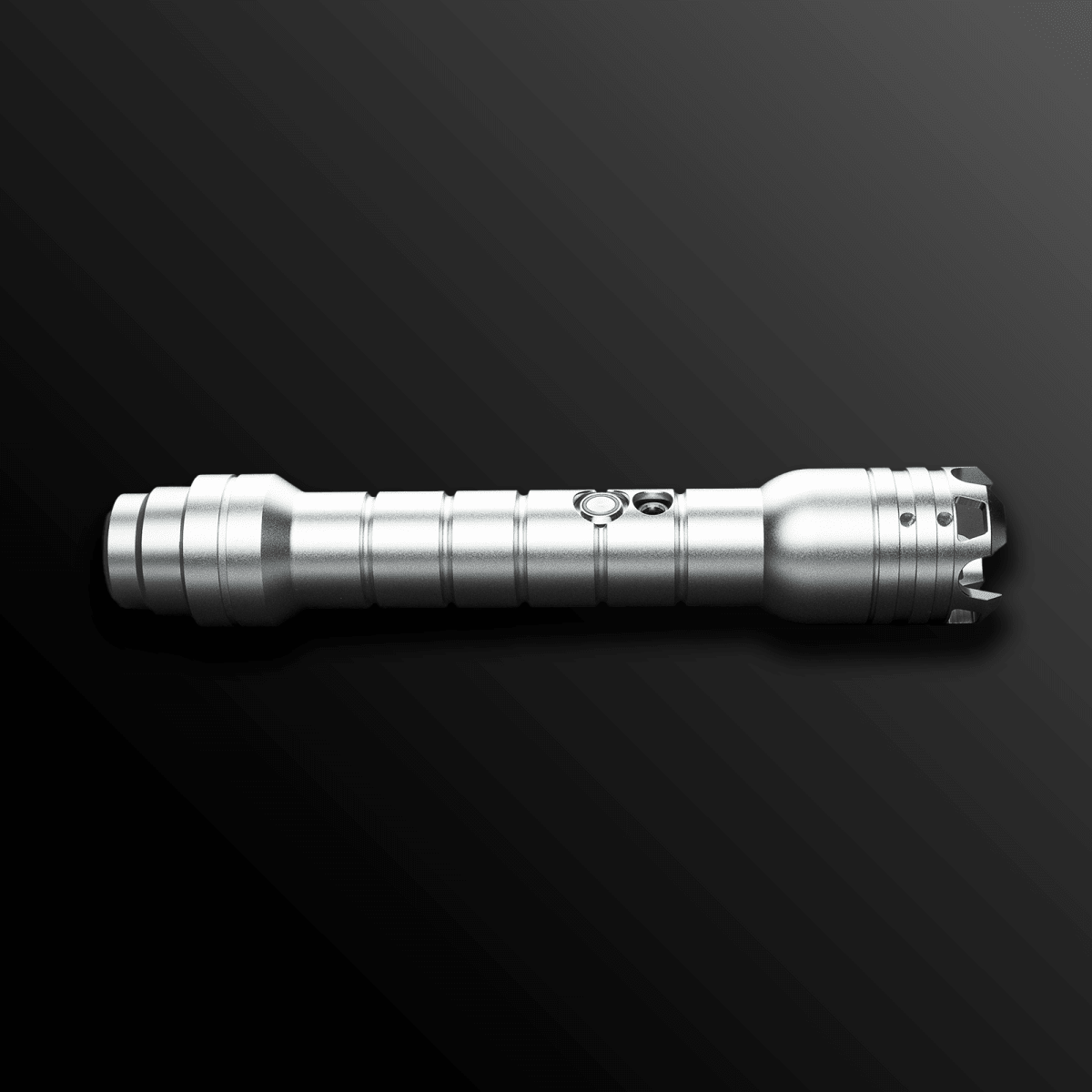 Pax Light Saber with a metallic, futuristic hilt finish - Battle Sabers