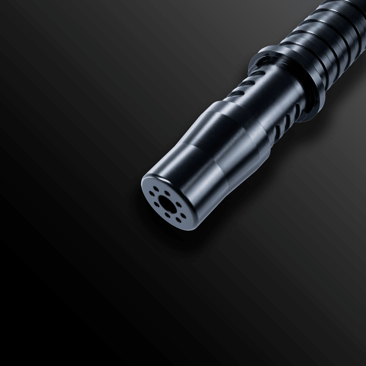 Elegant Phoenix Light Saber resting on a reflective surface - Battle Sabers