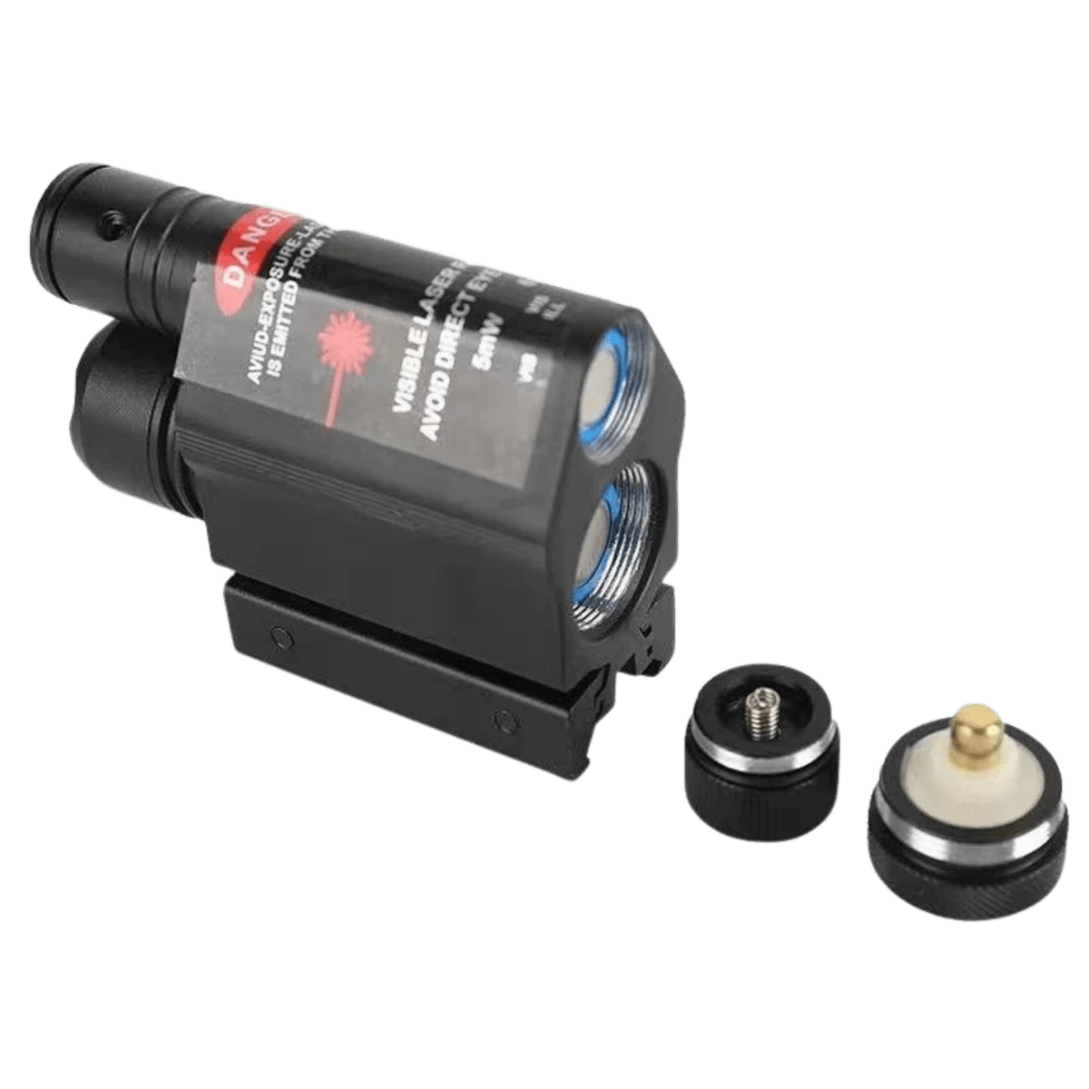 Red Dot Laser Sight With Metal Rail Torch