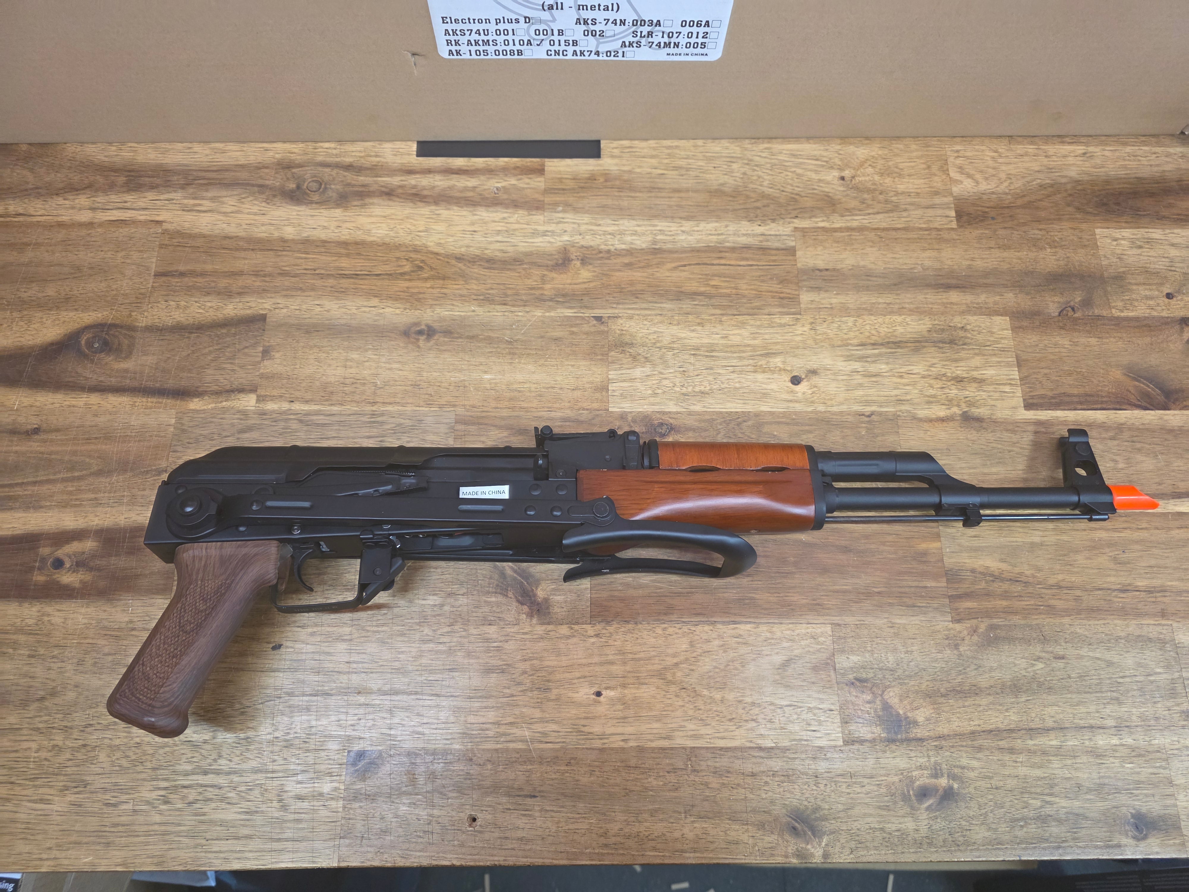 Ex Demo - Double Bell 010A AKMS AEG With Real Wood Handguard