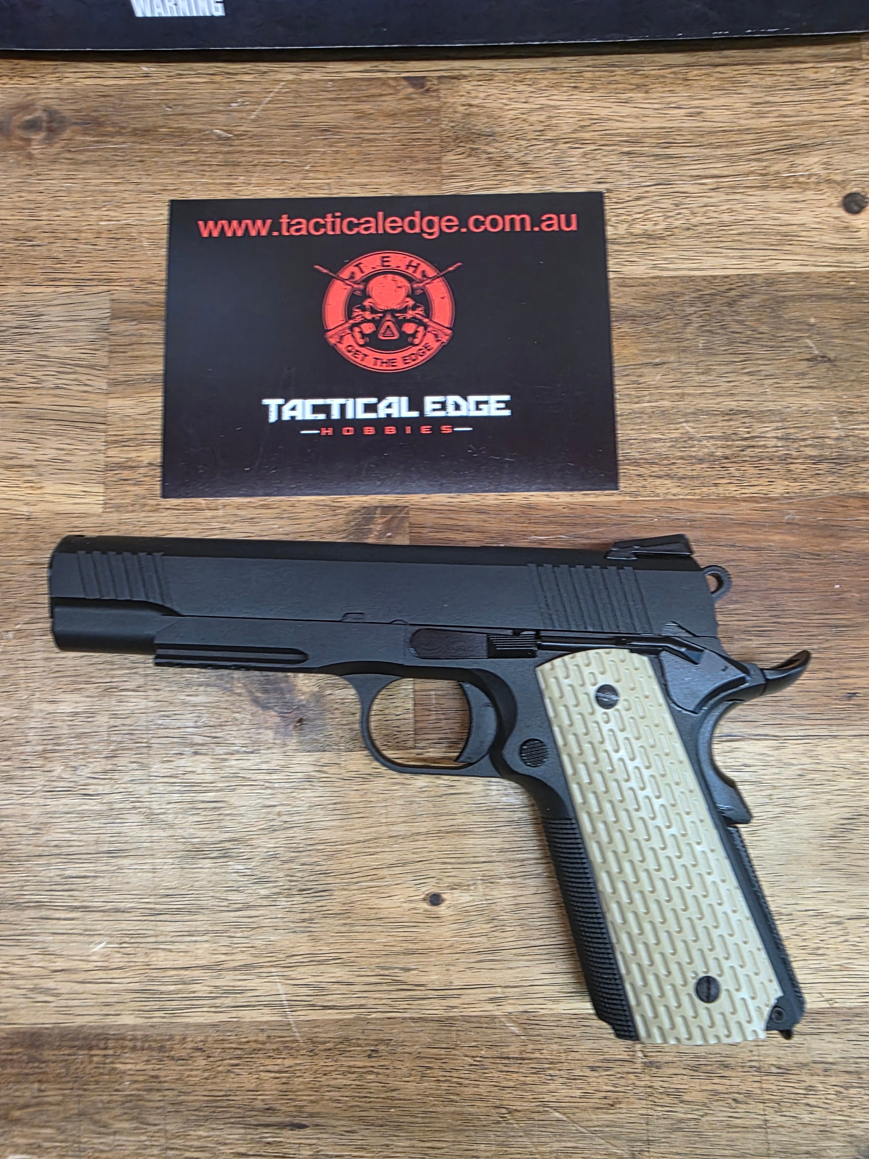 Ex Demo - WE Tech 1911 Kimber Gelsoft Gas Blowback Gel Blaster - Black