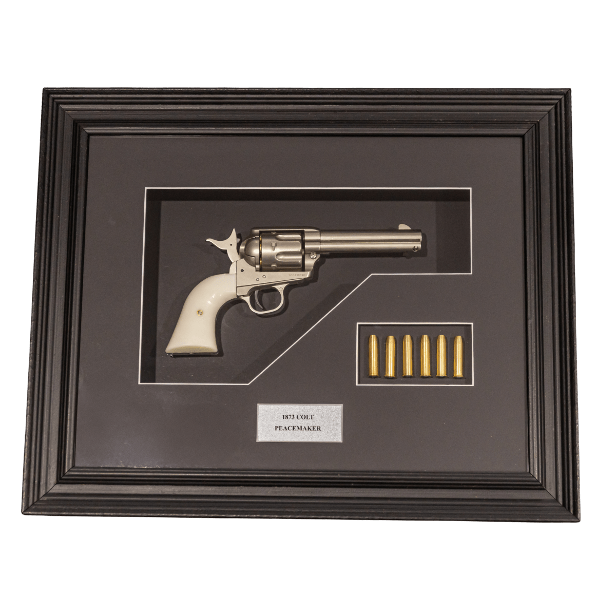 SAA .45 Peacemaker Revolver Imitation Framed Memorabilia Military - Tactical Edge Hobbies