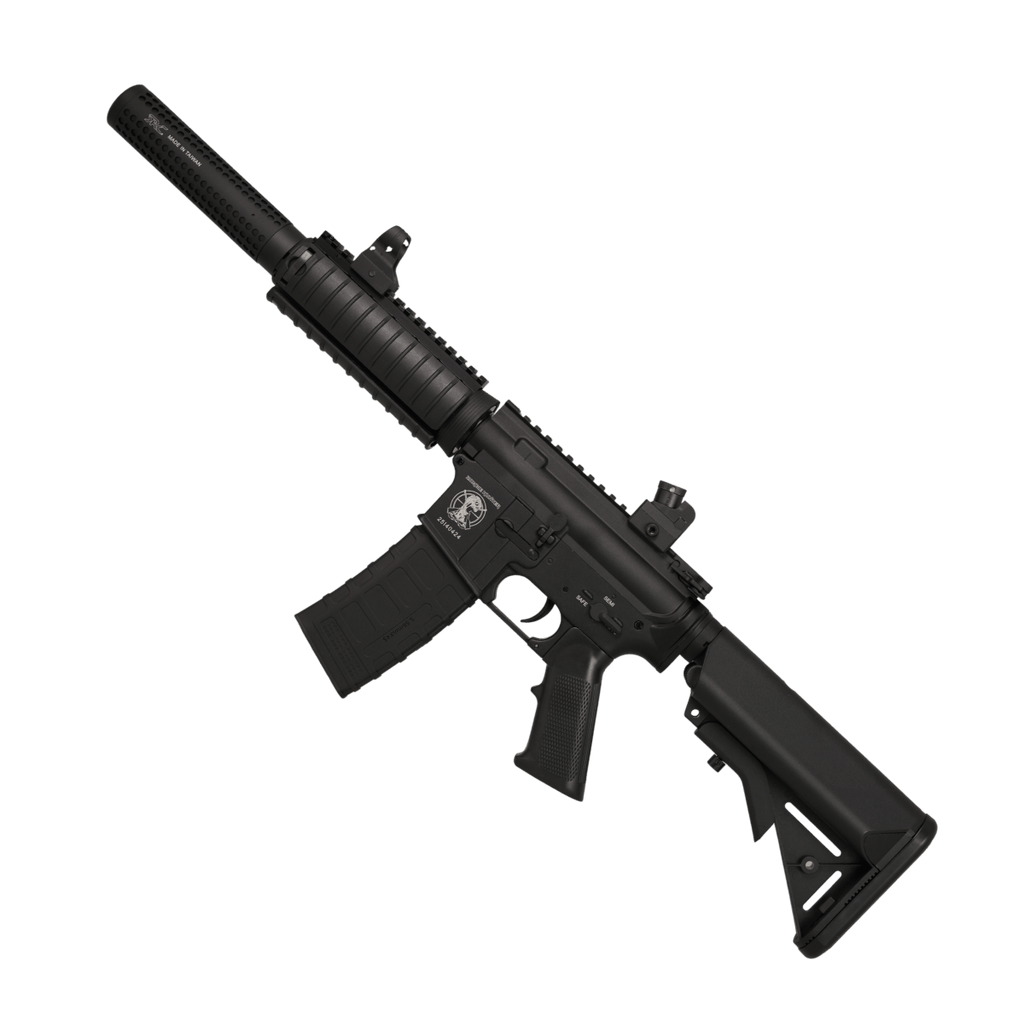 Full metal SRC SR4 SD Gen II suppressed gel blaster rifle - Tactical Edge Hobbies