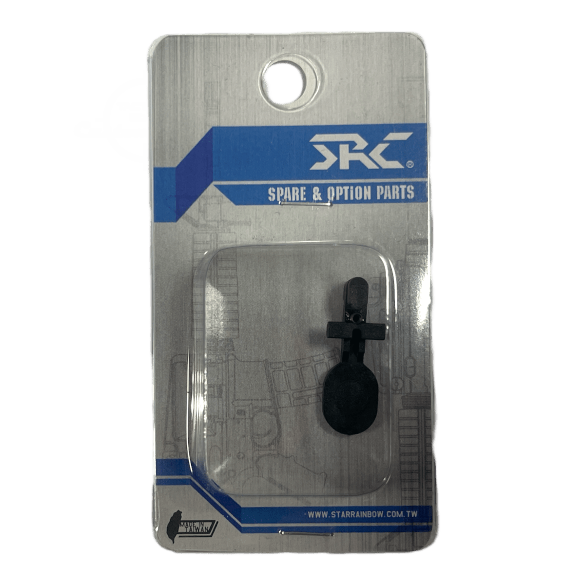 Durable SRC SR4 Series Bolt Catch for enhanced airsoft reliability - Tactical Edge Hobbies