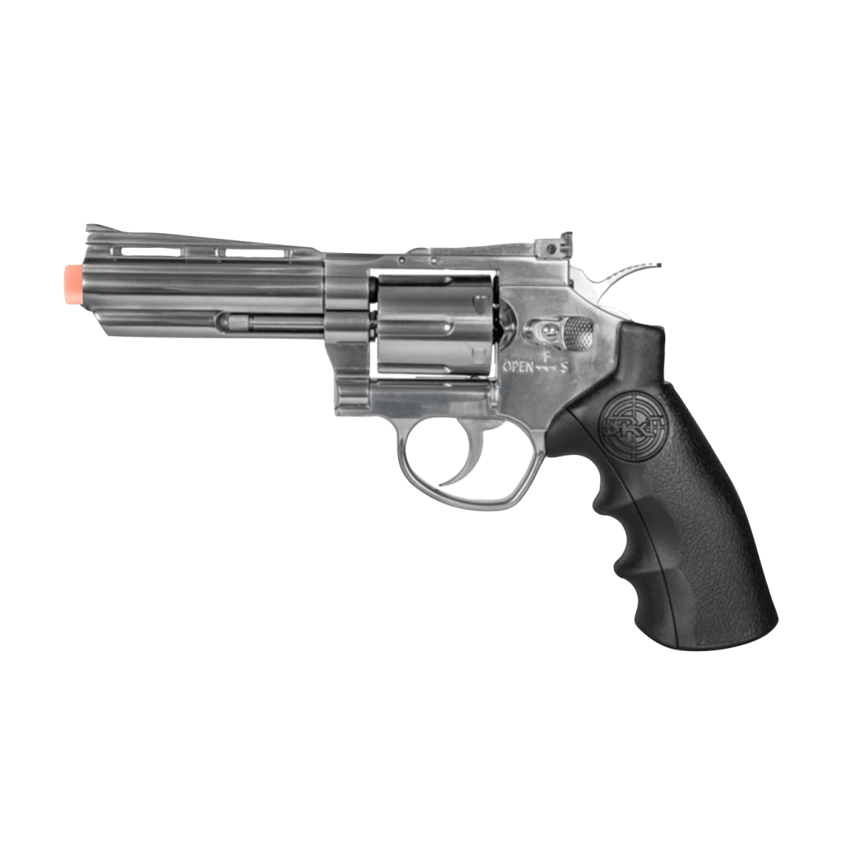 Black SRC Titan 4’ Revolver Gelsoft Blaster for enthusiasts - Tactical Edge Hobbies
