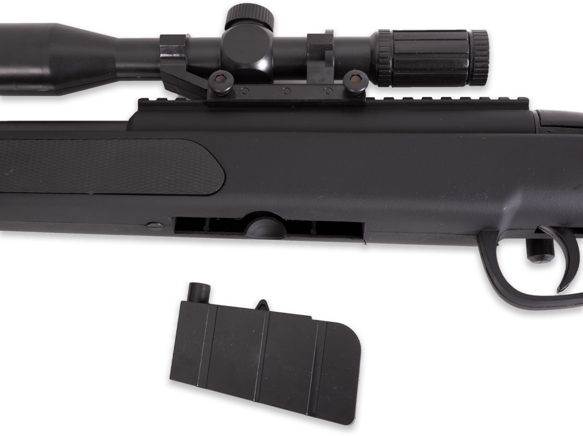 SSG69 Steyer Nylon Mag Fed Manual Sniper Rifle - Black