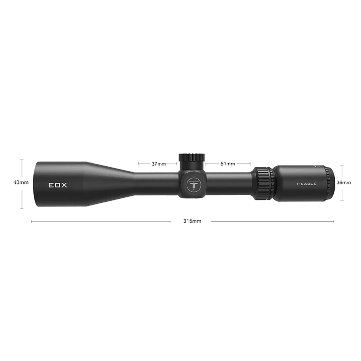 EOX 3-9X40 IR illuminated riflescope by T-Eagle – Tactical Edge Hobbies