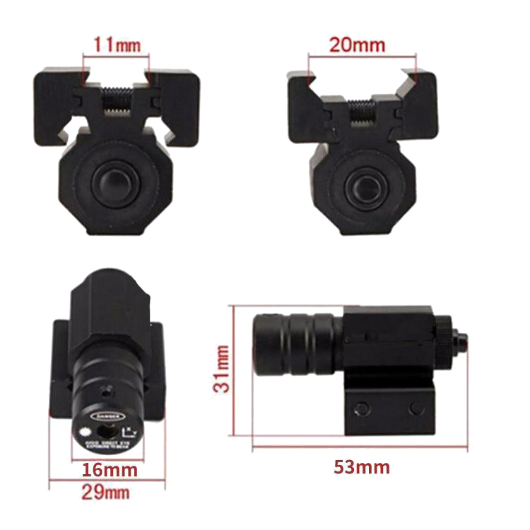 Tactical Red Dot Laser / Tactical Red Dot Laser with Switch Pad